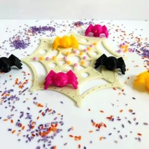 GLOW IN THE DARK spinnenweb