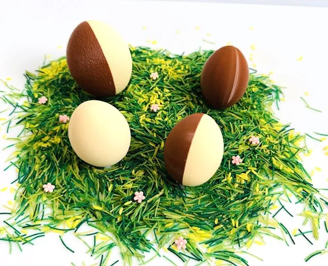 Paaseieren set helften