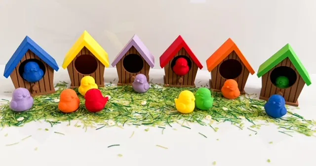 Gekleurde vogeltjes - Afbeelding 2