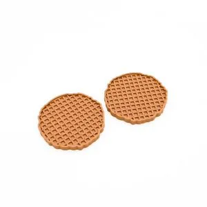 Koekje rond wafeltje