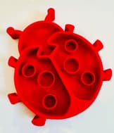 Vulvorm lieveheersbeestje rood