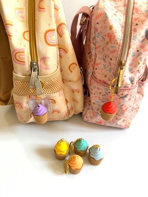 Sleutelhanger cupcake (als verjaardagscadeautje) - Afbeelding 2