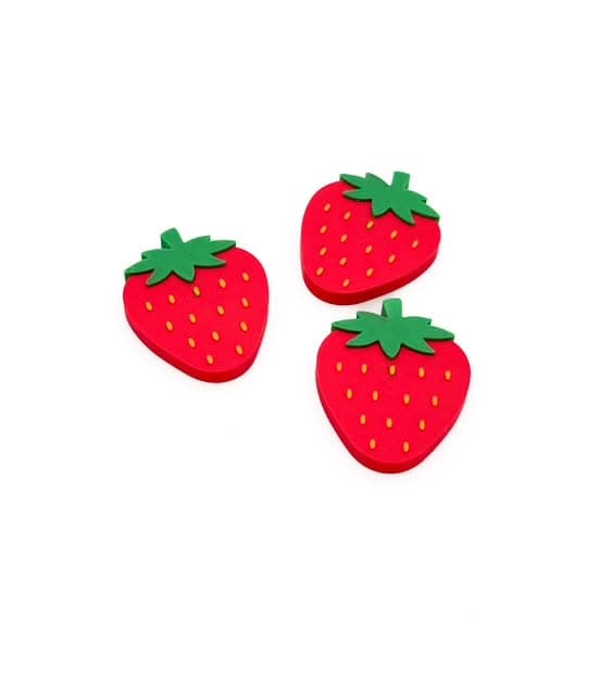 Aardbeienschijfjes