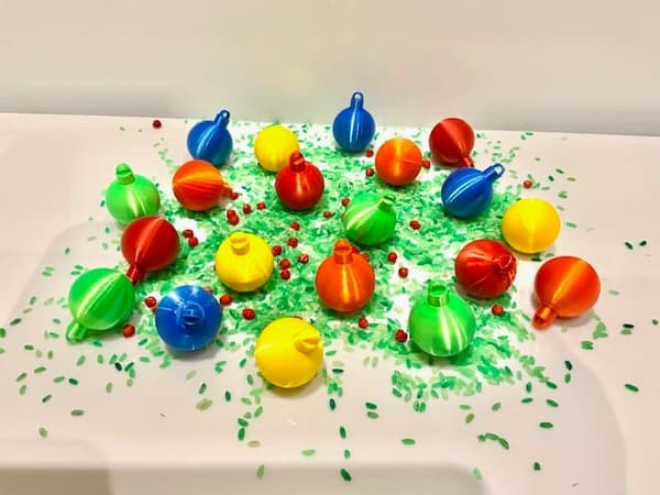 Gekleurde kerstballen