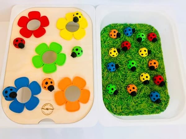 Speeldeksel bloemen