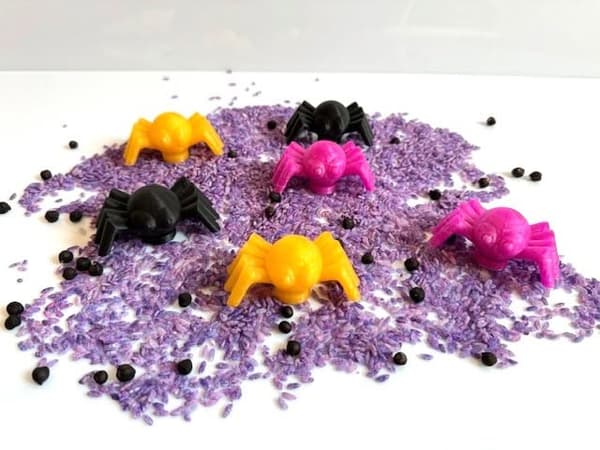 Gekleurde spinnen