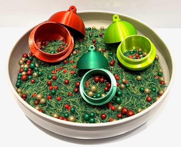 Opvul kerstballen