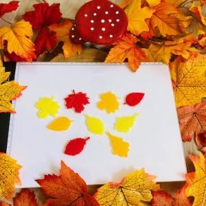 Herfstblaadjes lichttafel