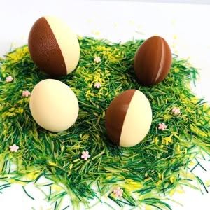 Paaseieren set helften