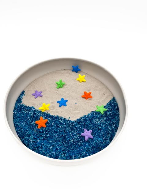 Gekleurde zeesterretjes