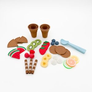 Wafelbekers ijsjesset