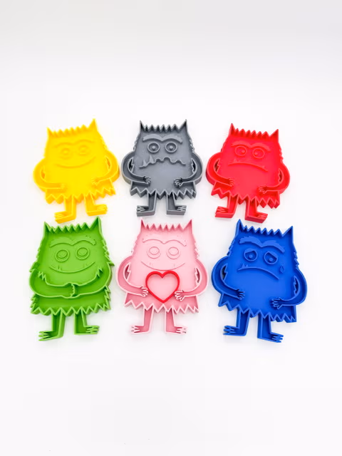 Kleurenmonsters vulvormen - Afbeelding 2